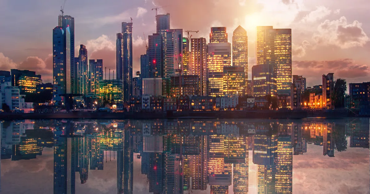 United Kingdom iconic cityscape