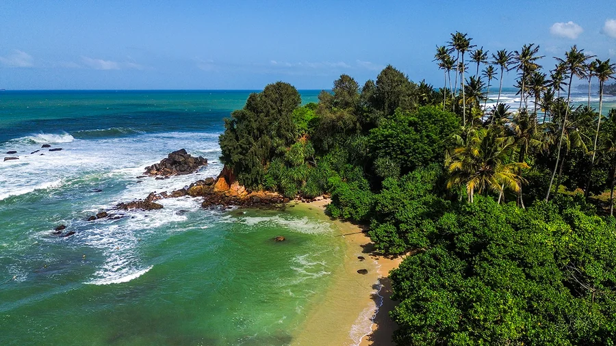 Sri Lanka tropical beaches
