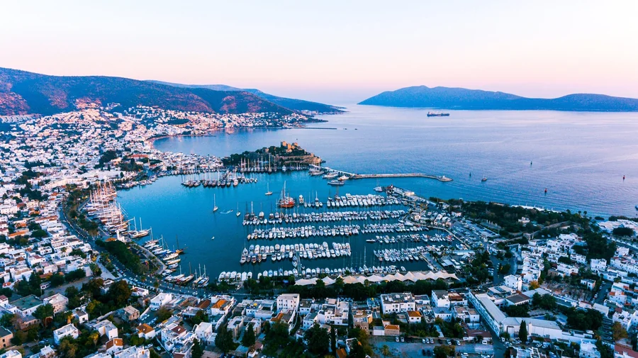 Turkey coastline and landscape